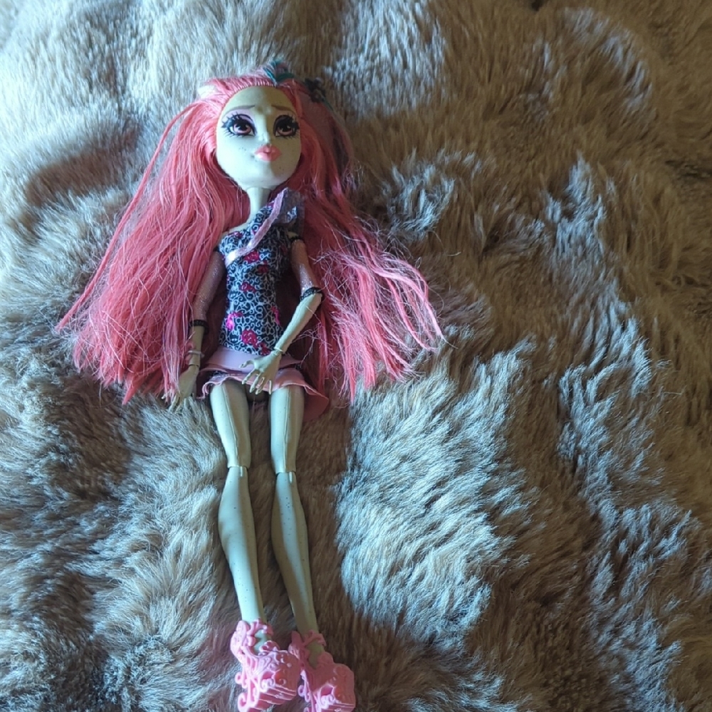🌸🌸Monster High Doll with Pink Hair and Outfit